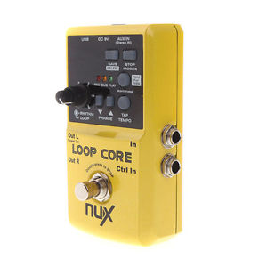 10X(NUX Loop Core Guitar Effect Pedal 40 Drum Patterns True bypass L3
