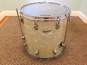 Rogers 16" X 16" Inch Floor Tom WMP WHITE MARINE PEARL HOLIDAY Swivomatic