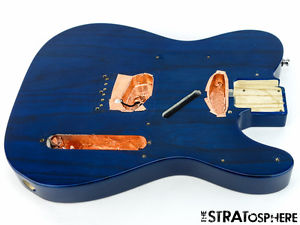 2003 USA Fender Custom Shop Classic Telecaster Tele BODY Nitro Sapphire Ash