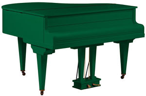 Tesoro Nero - High Gloss Green Baby Grand Piano - Summer Sale 20% off!