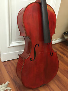 beautiful handmade 4/4 Cello french red ! europäisches Violoncello handgefertigt
