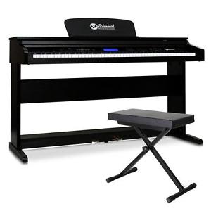 PIANOLA ELETTRONICA SCHUBERT DOPPIA PEDALIERA MUSICISTI 88 TASTI DINAMICI LCD