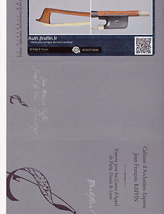 A superb French viola bow at. Victor Fetique ca.1930, NICE!