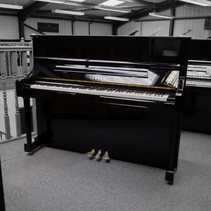 Used Yamaha U1 upright piano in polished black