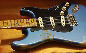 Fender 1957 Stratocaster Heavy Relic Custom Shop Lake Placid Blue Handwound PU's