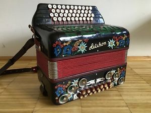 Steirische Harmonika Novak Helikon B ES AS DES neu serviciert