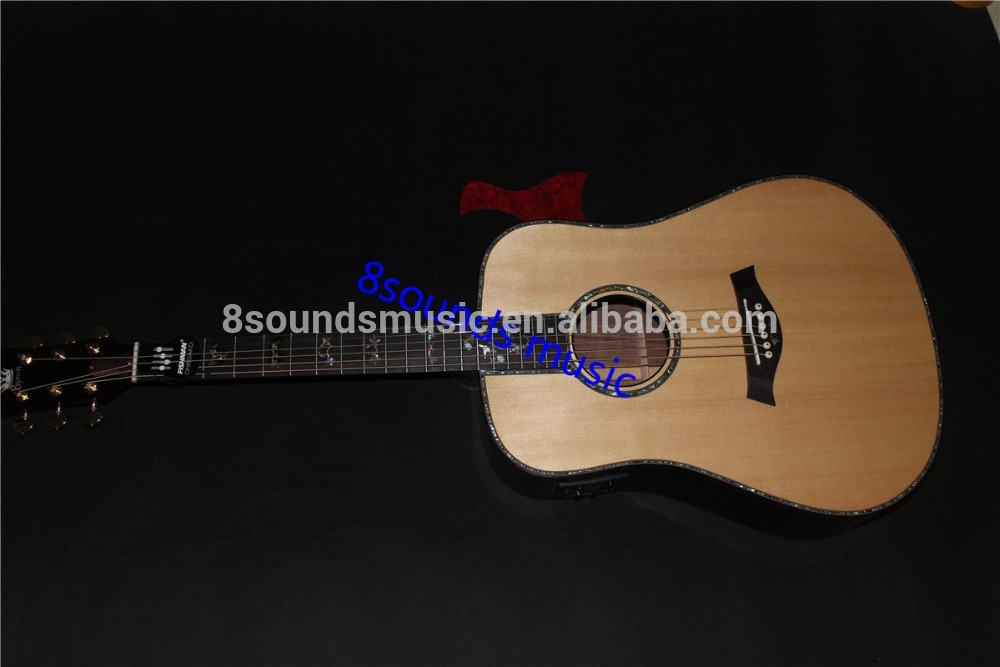 free shipping AAA quality wholesale solid spruce wood top 910ce Byron OEM acoustic electric guitar