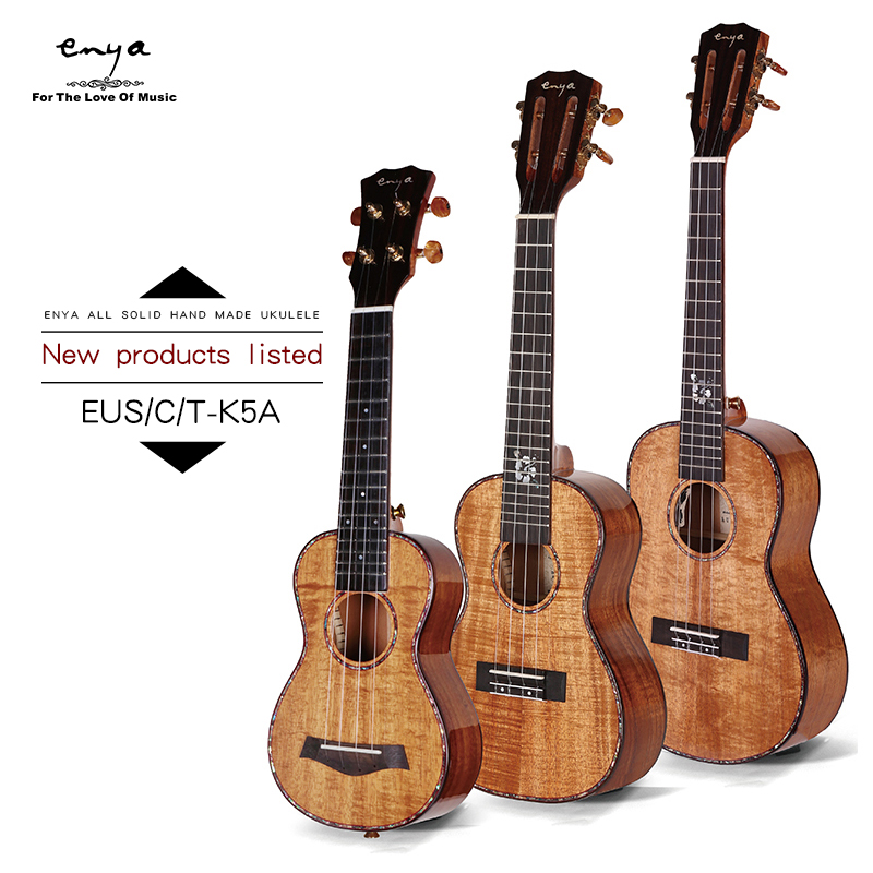 Enya EUT-K5A Full Solid Hawaii Koa Ukulele