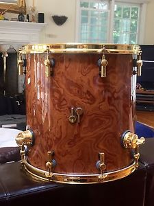 SONOR SQ2 16x16. Floor Tom. Thin Vintage Maple Shell Walnut Roots, Gold Hardware