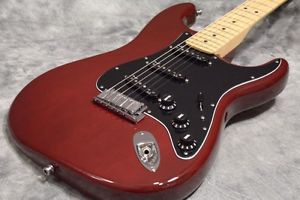 Fender American Deluxe Stratocaster Ash N3 Wine Transparent Electric