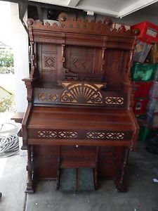 Estey Pump Organ, Very Nice, Brattleboro, VT., #'s on back: 160839, 4880 & 146