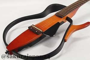 Used YAMAHA ARIAPROⅡ ST-500 SLG-100S Amber Burst Silent Guitar F/S KE33