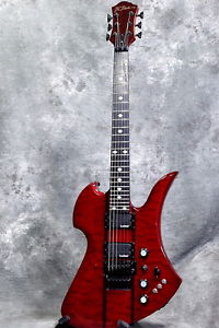B.C.RICH MOCKINGBIRD ST Trans Red w/SoftCase From Japan Used #G745
