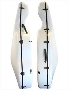 Orchestra Light 4/4 Cello Hard Case, Composite Carbon Fibre, MATT WHITE, **NEW**