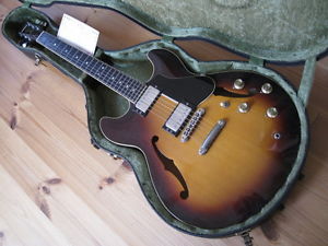 1980 's YAMAHA SA-1800 Semi-Hollow Guitar Free Shipping w/HC
