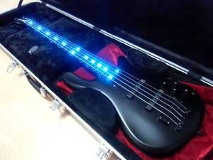 Warwick Custom Shop Streamer Stage II 5st LED Electric Bass Free Shipping