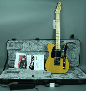 2016 Fender American Telecaster Elite Electric Guitar Butterscotch Blonde w/OHSC