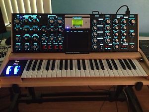 Moog Minimoog Voyager, Electric Blue, SELECT MAPLE!