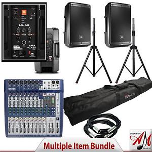 Soundcraft Signature 12 **PWR BUNDLE* Incl. PAIR of JBL EON610, Stands & Cables!
