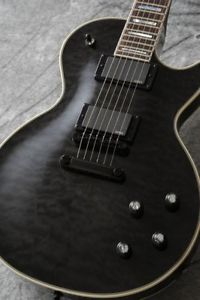 Epiphone Prophecy Les Paul Custom Plus EX (Midnight Ebony) New Free Shipping