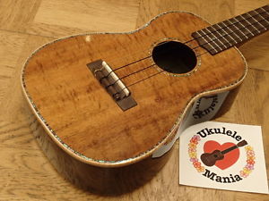 Antar Brand Koa-top Brazilian Rosewood Concert Ukulele #1739