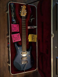 Music Man John Petrucci JP7 Piezo Electric Guitar - Blue