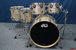 DW USA Collector's Series Finish Ply Shellset in "Broken Glass" 22,10,12,14,16"