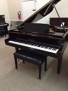 D. H. Baldwin 4'7" Baby Grand Piano & Bench Ebony Polish Finish $4995.00