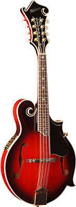 Washburn M3SWETWRK Mandolin with Florentine Cutaway - Transparent Wine Red