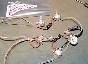GIBSON WIRING HARNESS CENTRALAB POTS 1959 FR LES PAUL BURST ES-335 1958 PAF PUPS