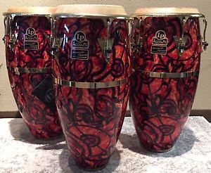 LP ACCENTS ARMANDO PERAZA CONGA SET OF 3 LATIN PERCUSSION CONGAS