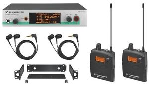 Sennheiser In-Ear Wireless Monitor System ew 300 2IEM G3-A EW300 EW300iem IEM