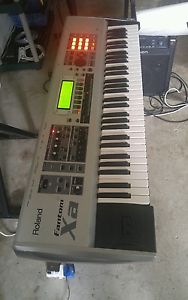 Roland fantom xa cargado con sonidos del korg n364 x3 m1 banda norteno