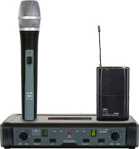 Galaxy Audio ECDR/38SVD ECD Wireless Headset/Lavalier Microphone System