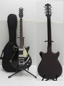 GRETSCH ELECTROMATIC G5245T Double Jet with Bigsby BLK w/soft case F/S #F58