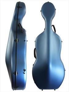 Orchestra Light 4/4 Cello Hard Case, Composite Carbon Fibre, MATT BLUE, **NEW**