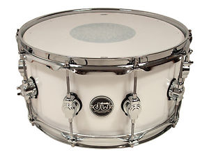 DW Performance Lacquer Snare - Pearlescent White - 14 x 6,5