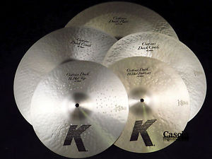 Zildjian KCD900 K Custom Dark 5 Cymbal Box Set 20" Ride 16" 18" Crash 14" Hi Hat