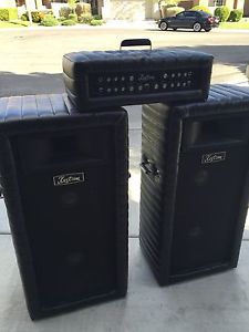 Kustom Tuck N Roll TnR PA Head 200 Watt w/ 2 Speaker Cabinets 2 x 12" TNR212H