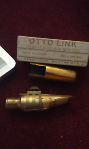 Very rare (Ivory) OTTO LINK Tone Master 9 Serial #HH11 Tenor sax mouth piece