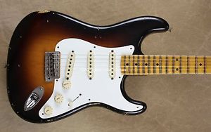 Fender Custom Shop Limited 56 Relic Stratocaster Wide Fade 2 Tone Sunburst Strat
