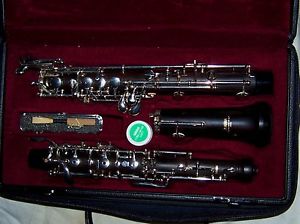 YAMAHA YOB-411 (441 eqiv.)CONSERVATORY OBOE w Left &Low Bb -EXCELLENT/NEAR MINT!
