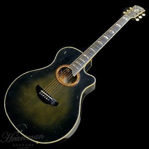 YAMAHA APX-20 Black w/hard case Free shipping Guiter Bass From JAPAN #Z646