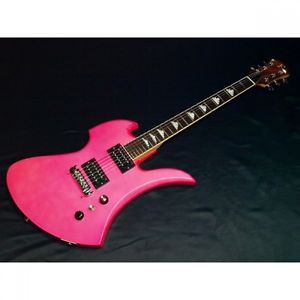 FERNANDES MG-85X PINK Basswood Fernandez Mockingbird Used Electric Guitar Japan