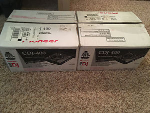 Pioneer CDJ 400 Dj CD/MP3 Multi Player - Set (2) - USB - Midi - Traktor/Serato