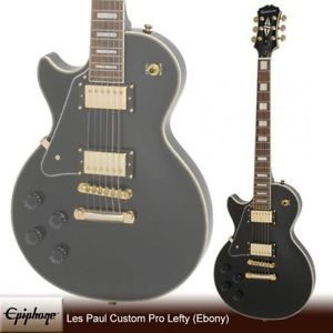 Epiphone Les Paul Custom Pro Lefty (Ebony) 《Left-Hand 》 New Free Shipping
