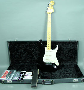 2016 Fender Stratocaster The Edge Strat U2 Artist Sereis Black Guitar USA w/OHSC