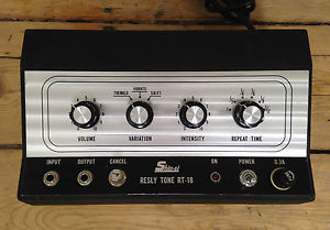 Rare Shin-ei RT-18 Resly Tone Vibe Pedal. The first Uni-Vibe