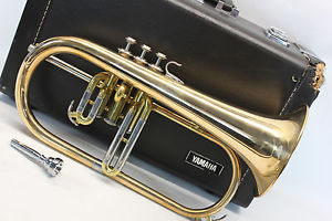 YAMAHA YFH631 Bb Trumpet YFH 631 Professional HORN Flugelhorn Raw Brass !! #12/8