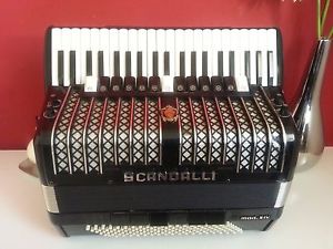 accordion acordeonfisarmonica SCANDALLI MOD. XIVM amplified MADE IN ITALY